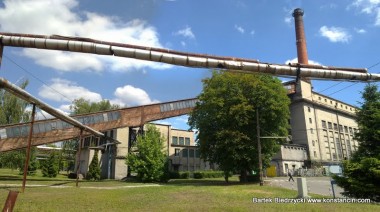 Fabryka papieru w Mirkowie, widok od ul. Mirkowskiej, Konstancin-Jeziorna