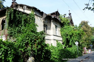 Zrujnowana willa na rogu Granicznej i Szpitalnej, Konstancin-Jeziorna